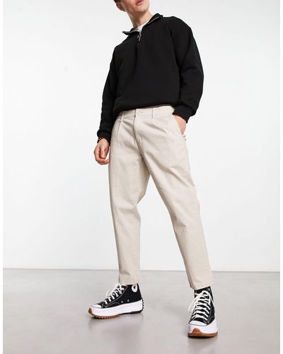 Only & Sons Slim Fit Cropped Chino - Black