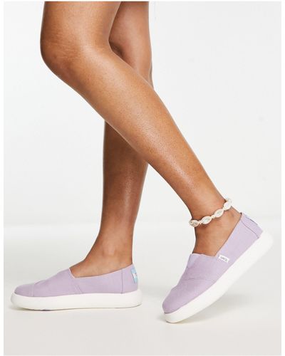 TOMS Alpargata mallow - chunky sneakers lilla - Bianco