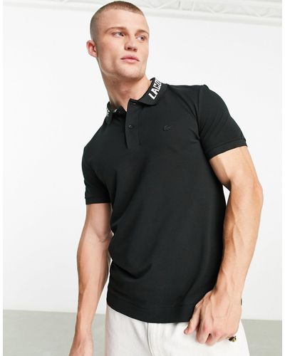 Lacoste Slim Fit Polo Shirt - Black
