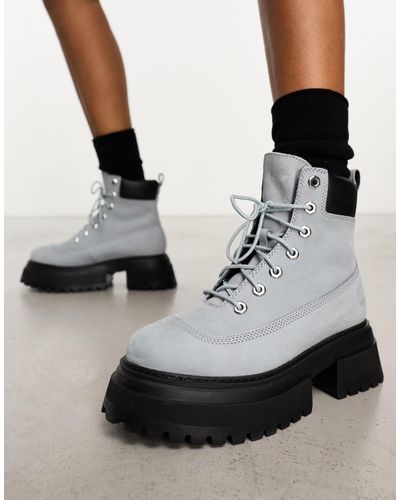 Timberland – sky – boots aus nubukleder - Schwarz