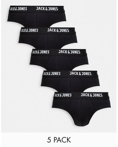 Jack & Jones Set Van 5 Onderbroeken - Zwart