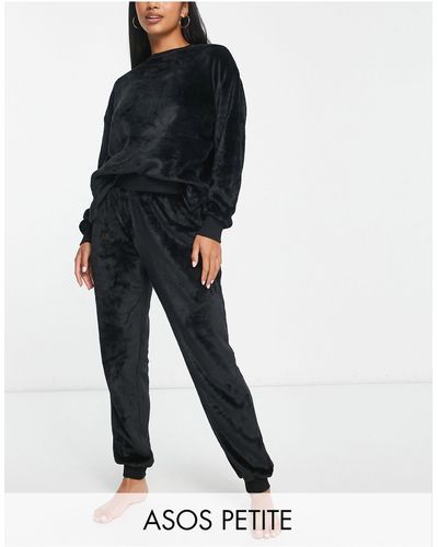 ASOS Asos design petite - ensemble sweat et pantalon - Noir