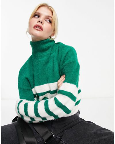 ONLY Roll Neck Jumper - Green