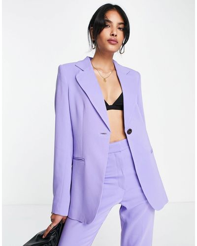 & Other Stories Co-ord Blazer - Purple