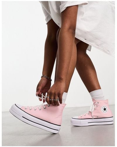 Converse Chuck Taylor All Star Lift Platform Sneakers - Pink