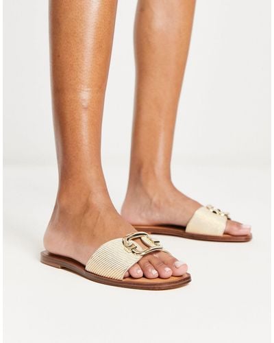ALDO – glaeswen – sandalen aus bast - Natur