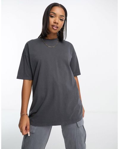 Miss Selfridge Oversized T-shirt - Grey