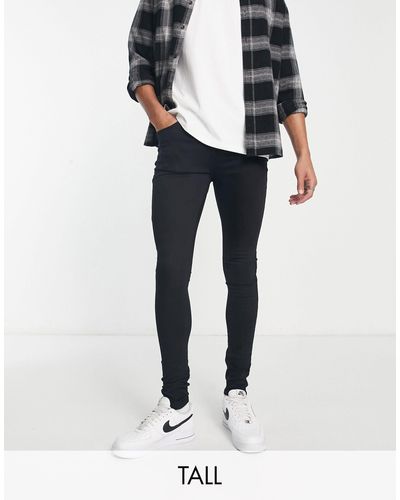 Another Influence Tall - Skinny Jeans - Zwart