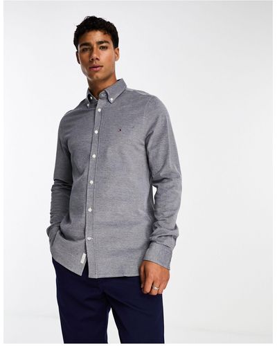Tommy Hilfiger 1985 Knitted Shirt - Grey