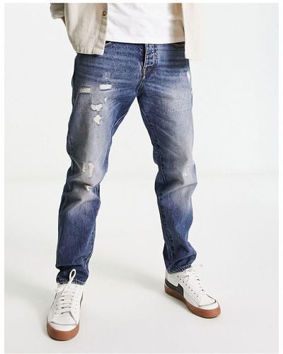 Armani Exchange Straight Fit Jeans - Blue