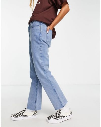Bolongaro Trevor – mazzi – jeans mit geradem, kurz geschnittenem bein und hohem bund - Blau