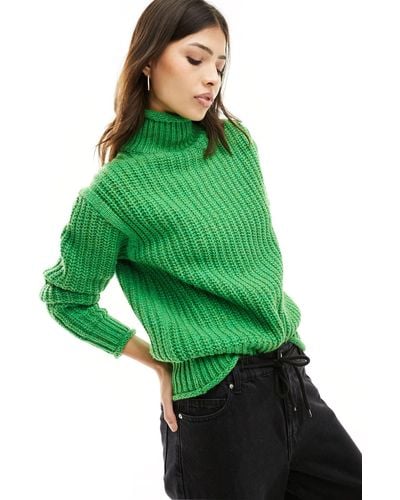Barbour Rockcliffe - maglione spesso lavorato a coste inglesi verdi - Verde