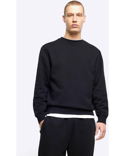 River Island Crew Neck Sweatshirt - Blue