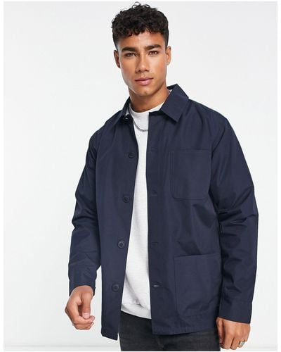 French Connection Lined Utility Jacket - Blue