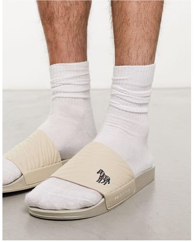 PS by Paul Smith Nyro - sliders sporco - Bianco