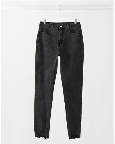 In The Style X Shaughna Straight Leg Jean - Black