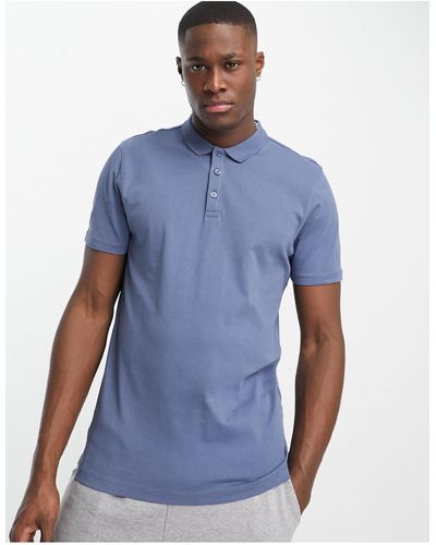 New Look Regular Polo Shirt - Blue