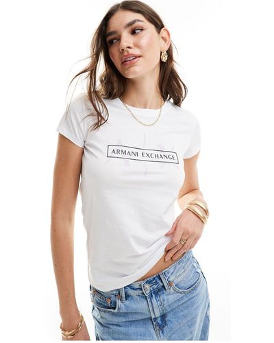 Armani Exchange Slim T-shirt - White