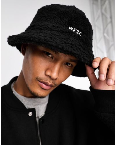 Wesc Sherpa Bucket Hat - Zwart