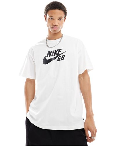 Nike Nike – sb – es t-shirt mit logo - Weiß