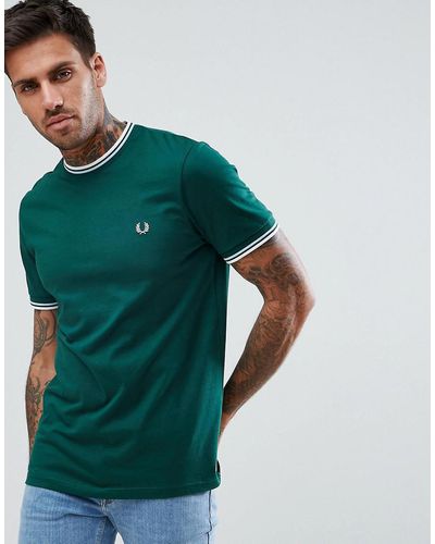 Fred Perry Twin Tipped T-shirt - Green