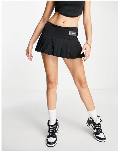 LAPP THE BRAND Lapp Tennis Skirt With Under Short Detail - Black