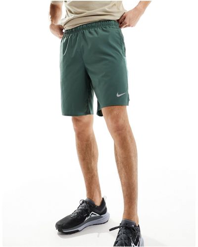 Nike Dri-fit challenger - short 9 pouces ul - vert