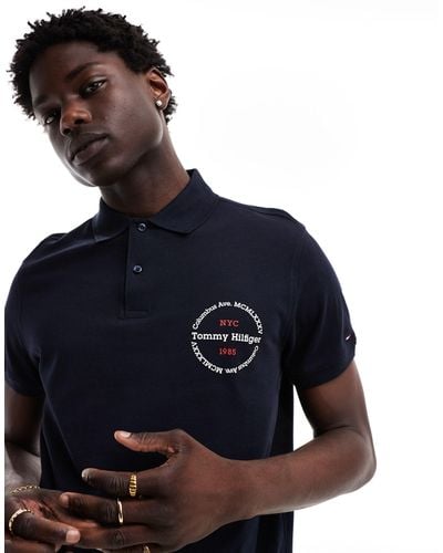 Tommy Hilfiger Regular Polo - Blue