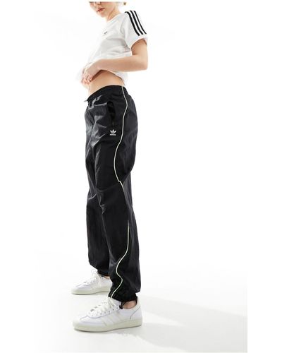 adidas Originals Street - pantalon parachute - Blanc