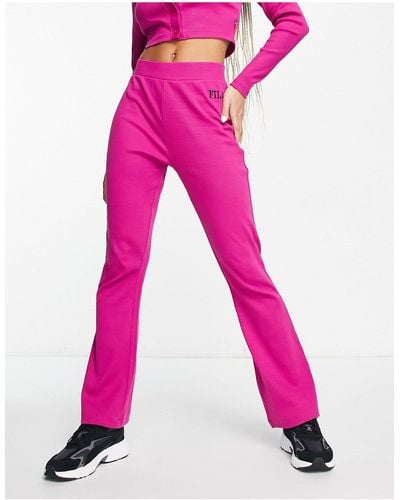 WMNS) FILA Sports Tight Pink Long Pants/Trousers A11W021694F-LP