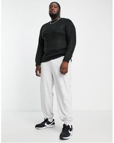 French Connection Plus Chunky Twist Jumper - White