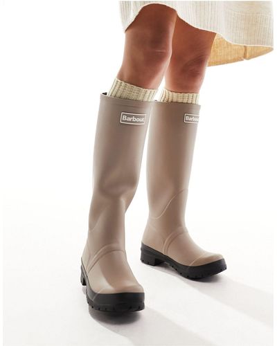 Barbour Abbey Tall Gumboots - White