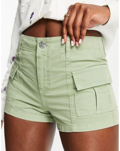 Miss Selfridge Pantalones cortos s estilo cargo - Verde
