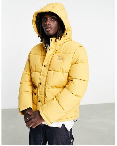 Dickies Glacier View Puffer Jacket - Yellow