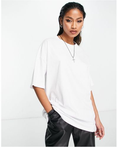 Something New X naomi anwer - t-shirt oversize - Blanc
