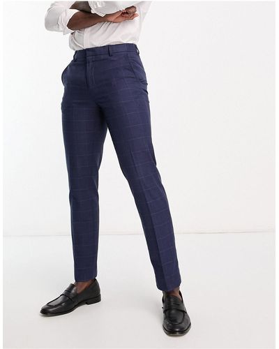 Ben Sherman Smart Trousers - Blue