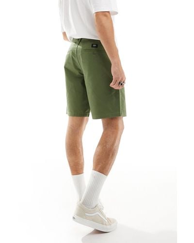 Vans Authentic - pantaloncini chino comodi kaki - Verde