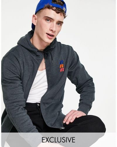 Russell athletic best sale velour mens hoodie