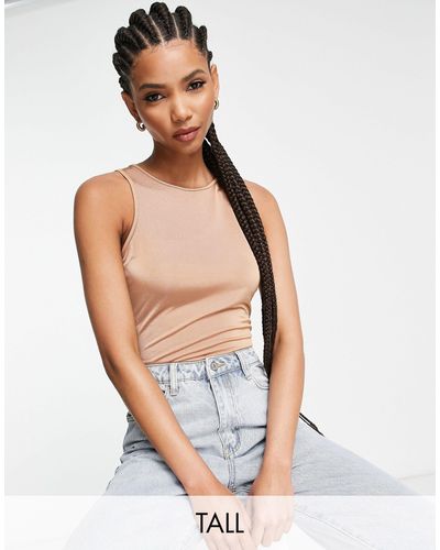 Missguided Basics Seamless Racer Neck Bodysuit - White