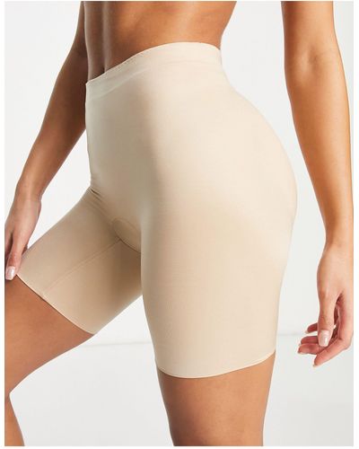 Spanx – suit your fancy butt enhancer – figurformende push-up-shorts - Weiß