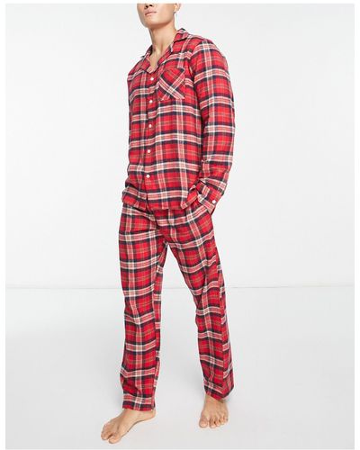 New Look Check Pajama Set - Red