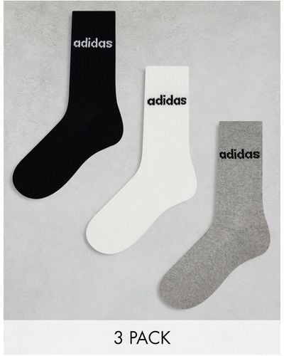 adidas Originals 3-pack Mid Socks - White