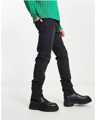 Dr. Denim Clark - jeans slim fit neri vintage - Verde