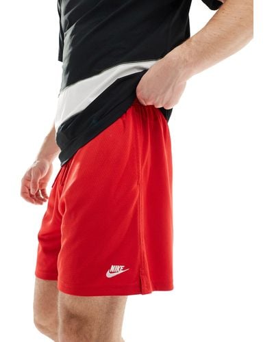 Nike Club Mesh Shorts - Red