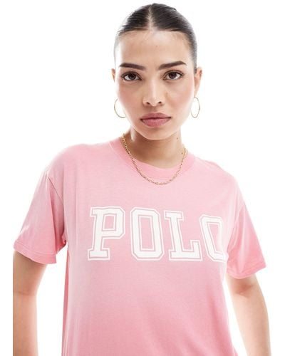 Polo Ralph Lauren T-shirt With Chest Logo - Pink