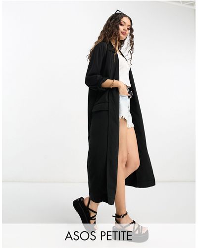 ASOS Asos design petite – weicher duster-mantel - Weiß