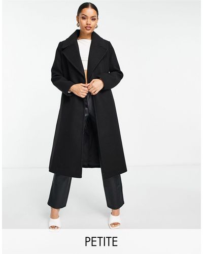 Forever New Formal Wrap Coat With Tie Belt - White