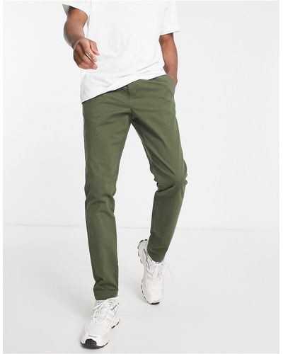 Only & Sons Slim-fit Chino's - Groen
