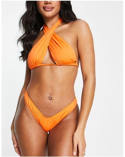 We Are We Wear Slip bikini corallo - Arancione