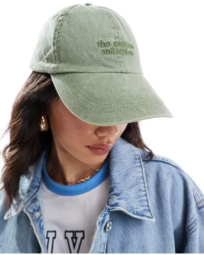 Mango Slogan Cap - Blue